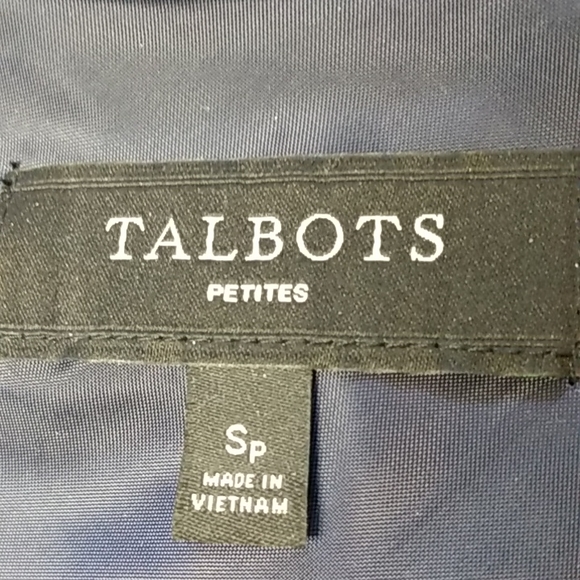 Talbots blue and white striped jacket, SP - Picture 9 of 9